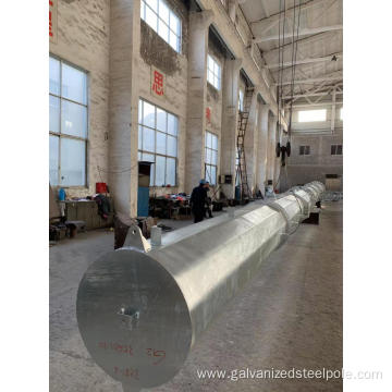 35KV polygonal transmission steel pole